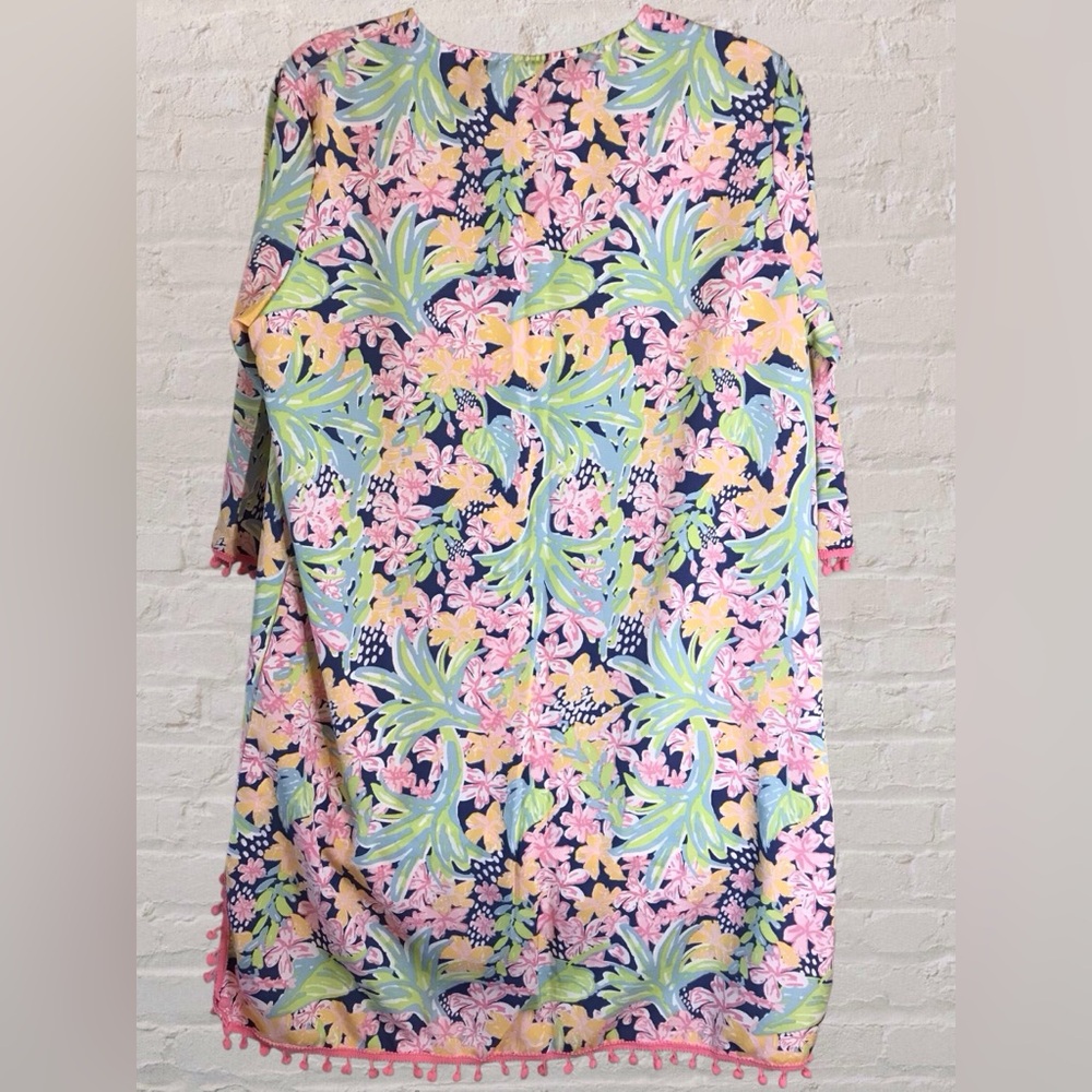 NWT Royal Standard Tassel Beach Tunic Dress Coverup Beach Cruise S/M Lily Boho - Picture 3 of 5